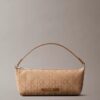 Allover Emblem Logo Canvas Shoulder Bag