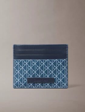 Allover Emblem Logo Card Case