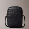 Allover Embossed Emblem Logo Slim Reporter Bag Allover Embossed Emblem Logo Slim Reporter Bag