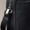 Allover Embossed Emblem Logo Slim Reporter Bag Allover Embossed Emblem Logo Slim Reporter Bag