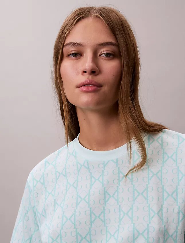 Allover Monogram Boxy T-Shirt Allover Monogram Boxy T-Shirt