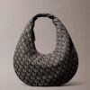 Allover Monogram Crescent Shoulder Bag