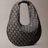 Allover Monogram Crescent Shoulder Bag