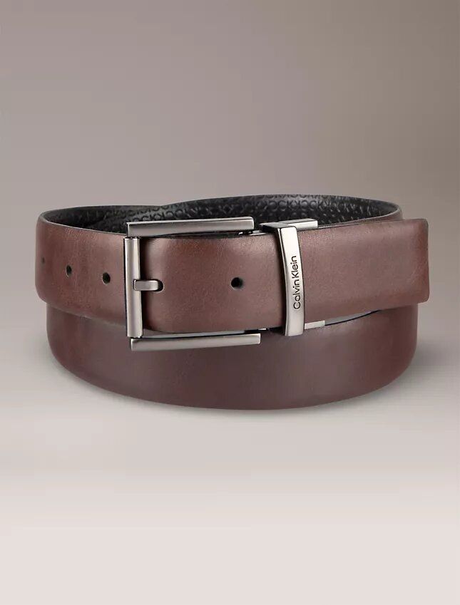 Allover Monogram Logo Reversible Belt Allover Monogram Logo Reversible Belt