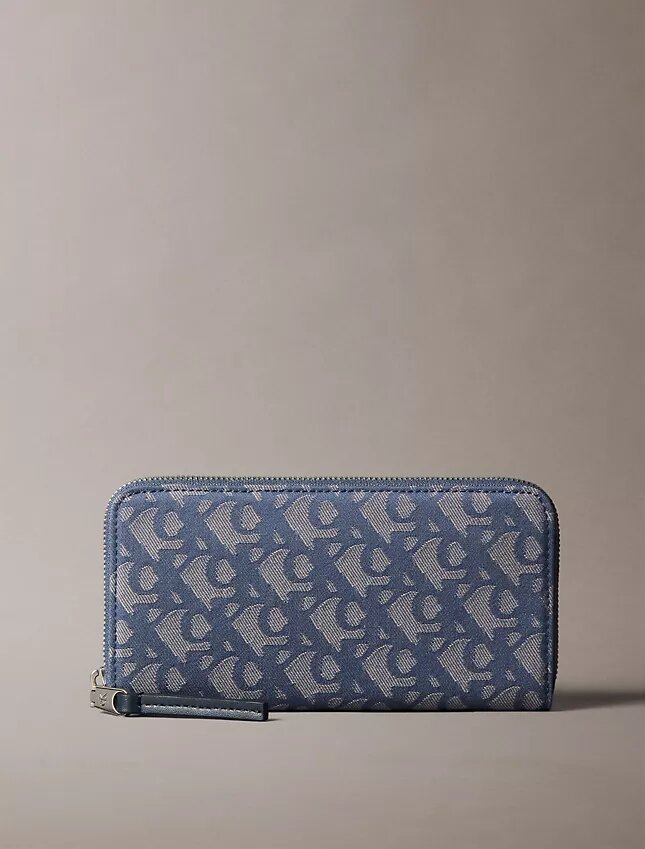 Allover Monogram Long Zip Wallet Allover Monogram Long Zip Wallet