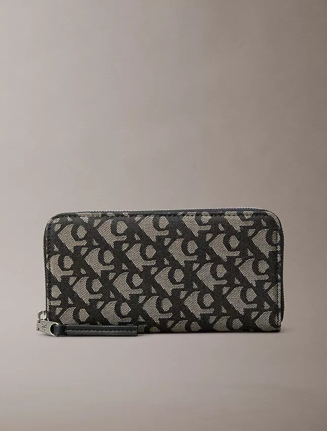 Allover Monogram Long Zip Wallet Allover Monogram Long Zip Wallet