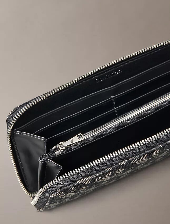 Allover Monogram Long Zip Wallet Allover Monogram Long Zip Wallet