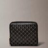 Allover Monogram Square Zip Wallet