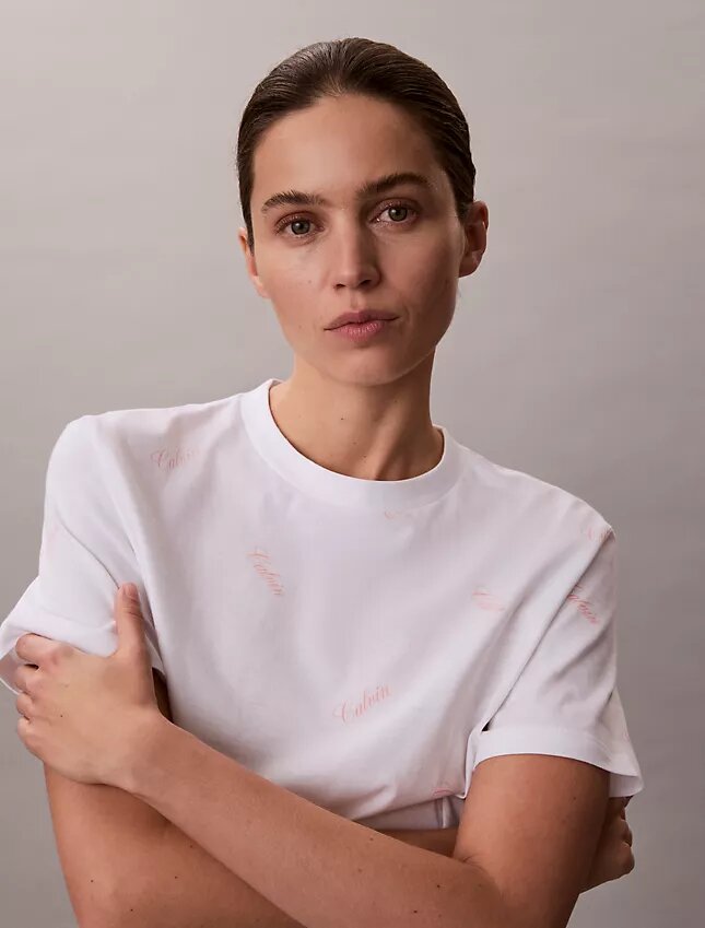 Allover Script Logo Classic T-Shirt Allover Script Logo Classic T-Shirt