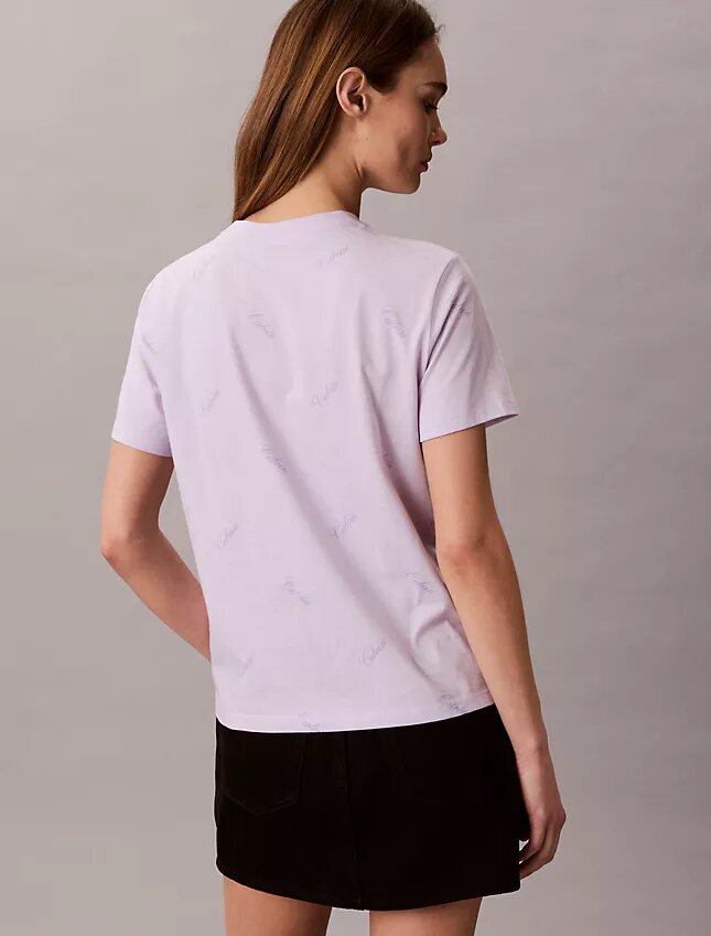 Allover Script Logo Classic T-Shirt Allover Script Logo Classic T-Shirt