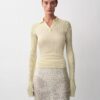 Amber Ribbed Polo Sweater