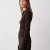 Amber Ribbed Polo Sweater