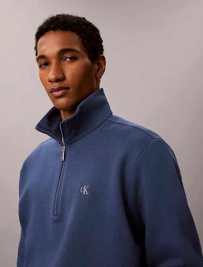 Archive Logo Fleece Quarter Zip Sweatshirt Archive Logo Fleece Quarter Zip Sweatshirt