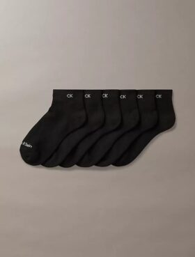 Basic Cushion Quarter 6-Pack Socks