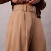Belted Tailored Pants