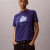 Blur Floral Graphic Classic T-Shirt