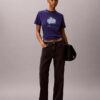 Blur Floral Graphic Classic T-Shirt