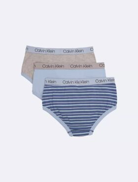 Boys Cotton Stretch Logo 3-Pack Brief