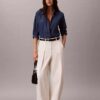 Broderie Anglaise Button-Down Shirt