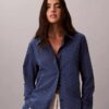 Broderie Anglaise Button-Down Shirt