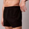 Ck Black Lounge Slim Knit Boxer