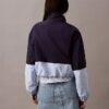 Colorblock Nylon Zip Jacket