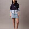 Colorblock Nylon Zip Jacket