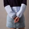 Colorblock Nylon Zip Jacket