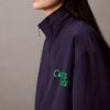 Colorblock Nylon Zip Jacket