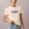 Contrast Logo Graphic Slim T-Shirt