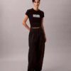 Contrast Logo Graphic Slim T-Shirt