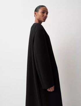 Cora Collarless Coat