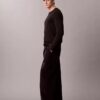 Corduroy Pleated Wide Leg Pants