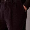 Corduroy Pleated Wide Leg Pants