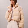Corduroy Puffer Jacket