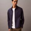 Cotton Blend Classic Zip Shirt Jacket Cotton Blend Classic Zip Shirt Jacket