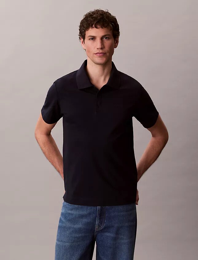 Cotton Blend Pique Classic Polo Shirt Cotton Blend Pique Classic Polo Shirt