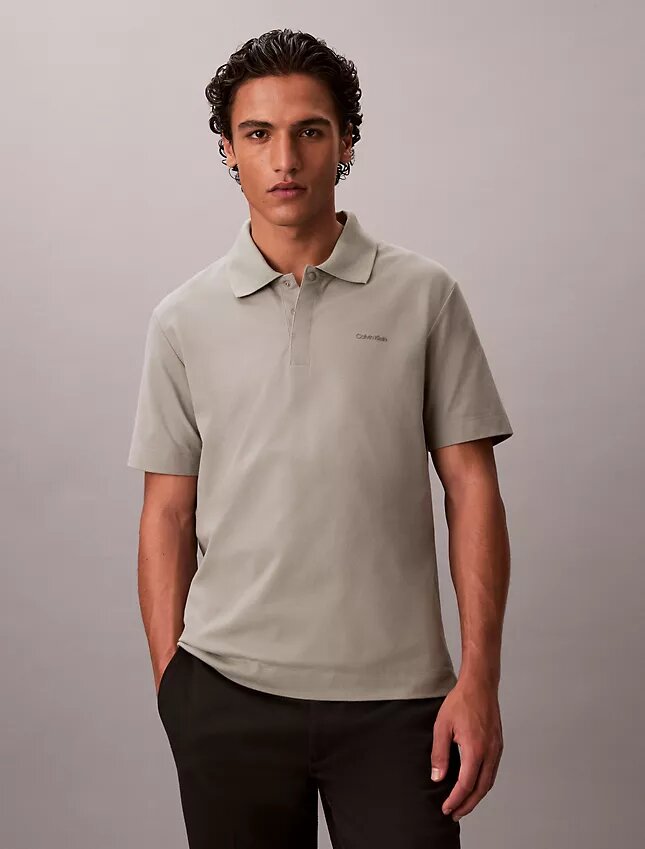Cotton Blend Pique Classic Polo Shirt Cotton Blend Pique Classic Polo Shirt
