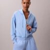 Cotton Blend Terry Relaxed Sleep Hoodie