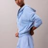 Cotton Blend Terry Relaxed Sleep Hoodie