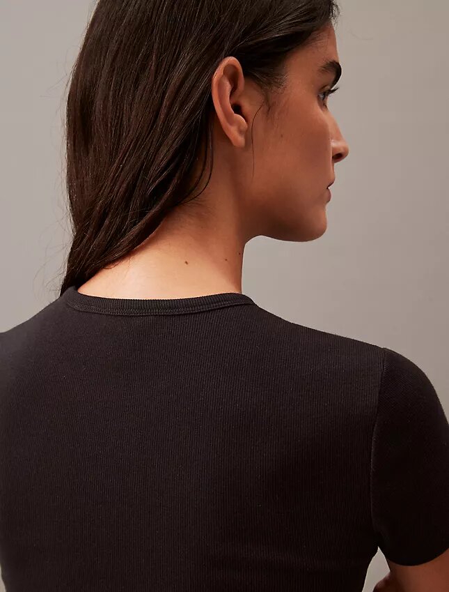 Cotton Contour Rib T-Shirt Cotton Contour Rib T-Shirt