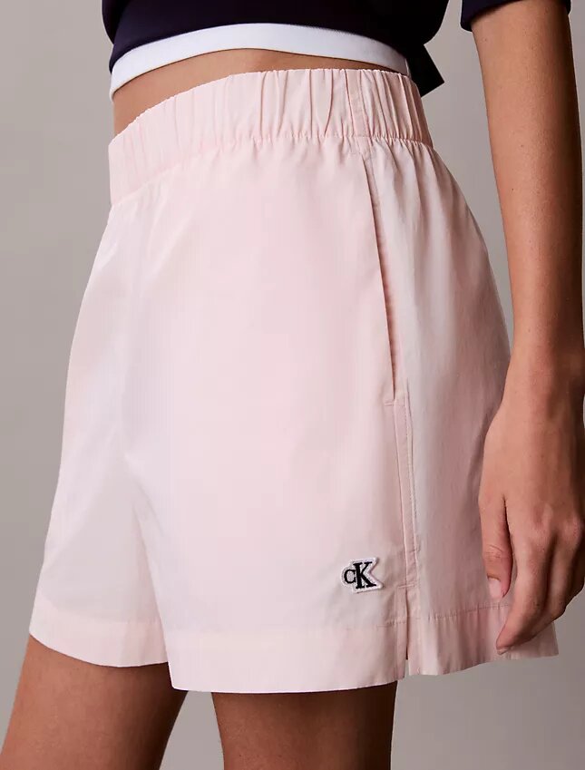 Cotton Poplin Pull-On Shorts Cotton Poplin Pull-On Shorts