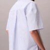 Cotton Poplin Relaxed Short Sleeve Sleep Shirt