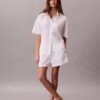 Cotton Poplin Sleep Shorts