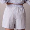 Cotton Poplin Sleep Shorts