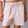 Cotton Poplin Stripe Boxer Shorts