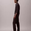 Cotton Sateen Slim Tapered Chino Pants