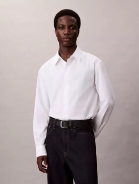 Cotton Silk Relaxed Shirt