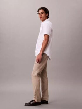 Cotton Slim Chino Pants