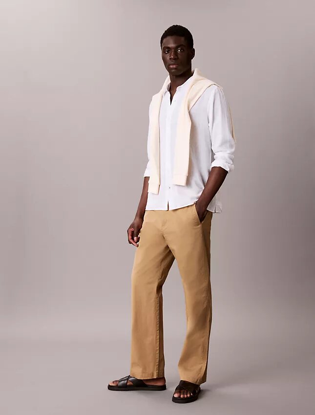 Cotton Stretch 90S Straight Chino Pants Cotton Stretch 90S Straight Chino Pants